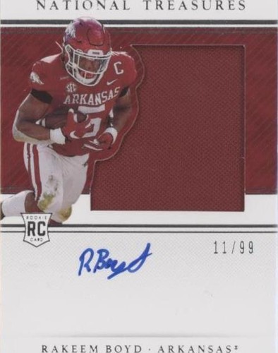2021 Panini National Treasures Collegiate Rakeem Boyd #127