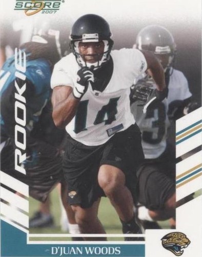 2007 Score D'juan Woods #307