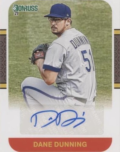 2021 Panini Donruss - Dane Dunning #87S-DD