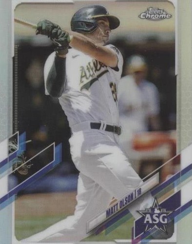 2021 Topps Chrome Update Series - Matt Olson #ASG-15