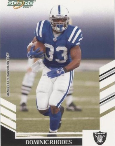 2007 Score Dominic Rhodes #270