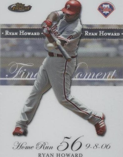 2007 Topps Finest - Ryan Howard #RH-HR 56