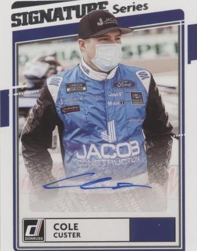 2021 Panini Donruss NASCAR - Cole Custer #SS-CC