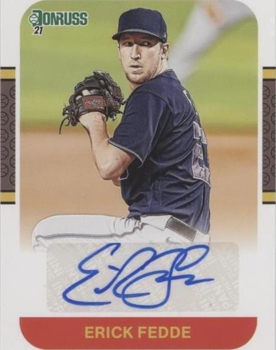 2021 Panini Donruss - Erick Fedde #87S-EF