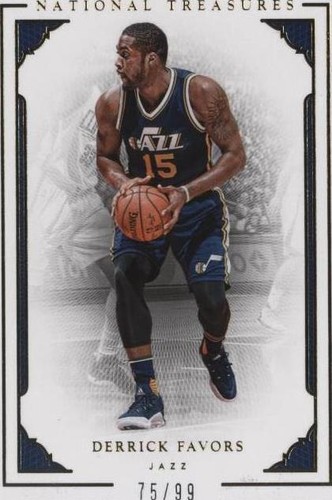 2015-16 Panini National Treasures - Derrick Favors #3