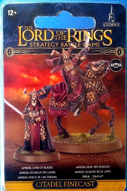 Amdur, Lord of Blades Blister Hobbit Lord Rings Games Workshop