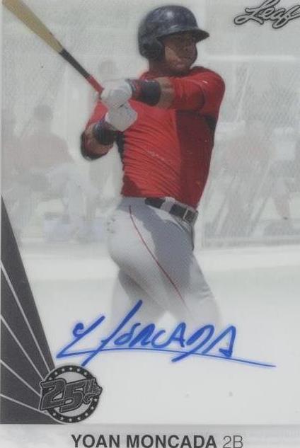 Leaf 25th Baseball 2015 - Yoan Moncada #YM1