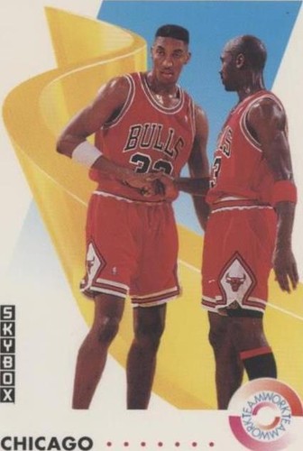 Michael Jordan & Scottie Pippen 1991-1992 Skybox #462 Card