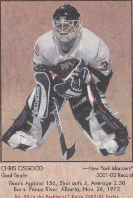 2002-03 In the Game Parkhurst Retro - Chris Osgood #95