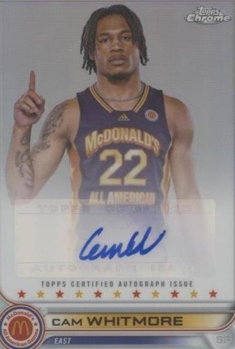 2022 Topps Chrome McDonald's All American - Cam Whitmore #CA-CW