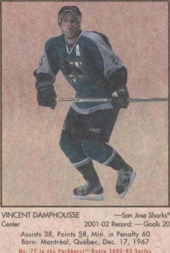 2002-03 In the Game Parkhurst Retro - Vincent Damphousse #77