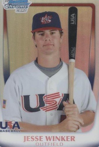 2011 Bowman Chrome - Jesse Winker #18U-28