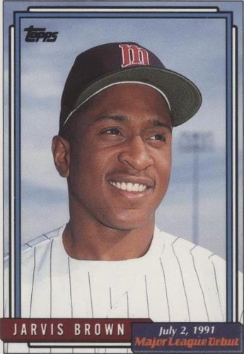 1991-92 Topps Major League Debut 1991 - Jarvis Brown #24