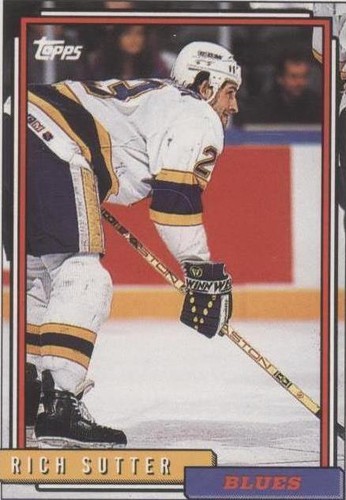 1992-93 Topps - Rich Sutter #434