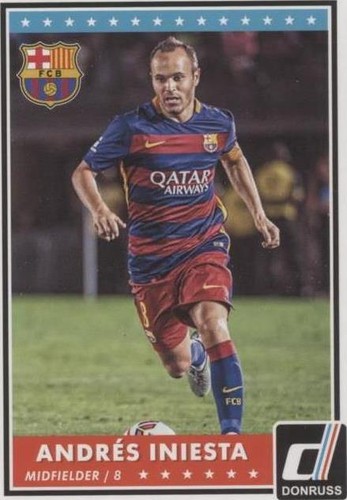 2015 Panini Donruss Andres Iniesta #72
