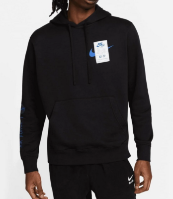 New Mens Nike Gym Athletic Air Force Hoodie AF1 Open Hooded