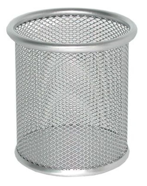 Portapenne Porta Penne Penna Metallo Argentato Forato Traforato dfh
