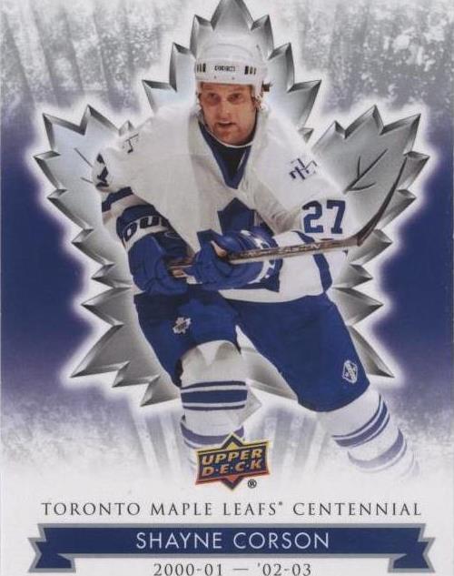 2017 Upper Deck Toronto Maple Leafs Centennial - Shayne Corson #81