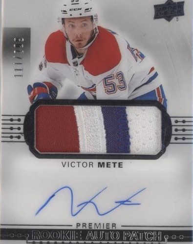 2017-18 Upper Deck Premier - Victor Mete #AR-VM