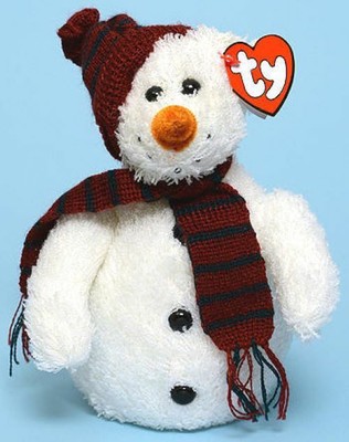 TY Attic Treasure CHILLINGS the Snowman 7.5''...NEW