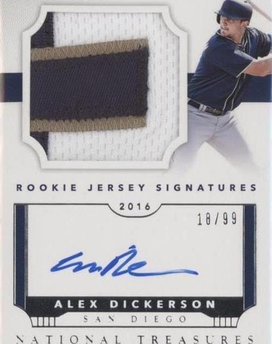 2016 Panini National Treasures - Alex Dickerson #RJSV-AD