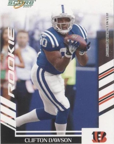 2007 Score Clifton Dawson #434