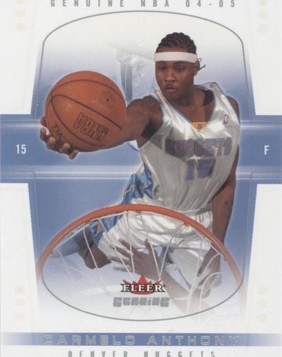 2004-05 Fleer Genuine - Carmelo Anthony #91