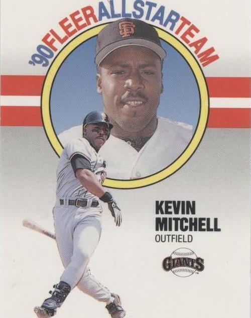 1990 Fleer — Кевин Митчелл No6