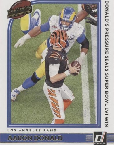 2022 Panini Donruss Aaron Donald #H-AD