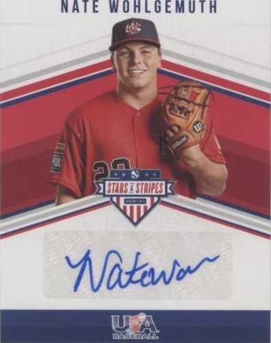 2018 Panini USA Baseball Stars & Stripes - Nate Wohlgemuth #SS-NW