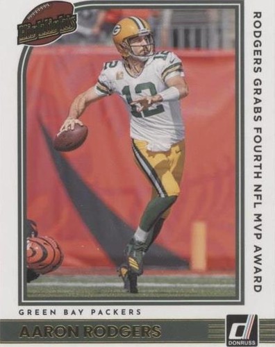 2022 Panini Donruss Aaron Rodgers #H-AR