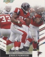 2007 Score Jerious Norwood #78