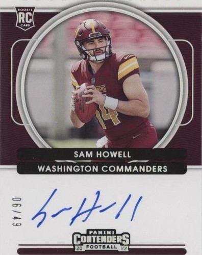 2022 Panini Contenders Sam Howell #RRA-SHO