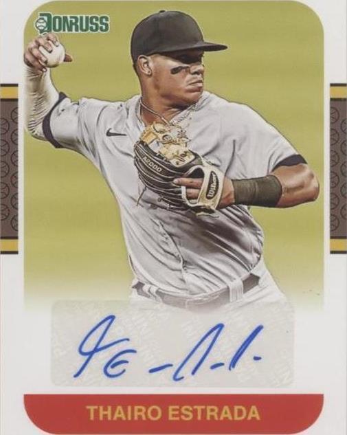 2021 Panini Donruss - Thairo Estrada #87S-TE