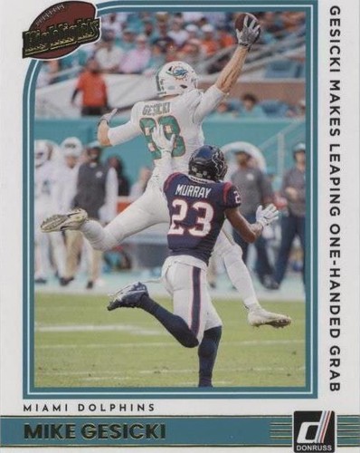 2022 Panini Donruss Mike Gesicki #H-MG