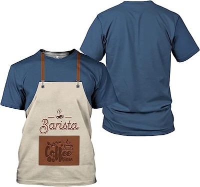 Personalized Barista Shirt Barista Shirts The Coffeemaker 3D Tshirts Barista Cof
