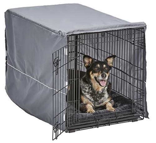 MidWest Homes for Pets Double Door Dog Crate Kit Includes Tw