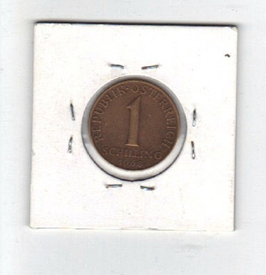 1968 XG AUSTRIA 1 SHILLING IN GREAT SHAPE!!!!