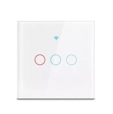 Interruptor de pared inalámbrico con Control por voz y Sensor táctil para el hog