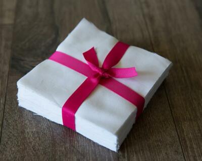 100 pieces  Pure White  pre cut charm pack 5'' squares 100% cotton fabric quilt