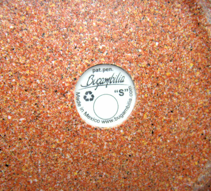 Bugambilia G.E.T. Enterprises Resin-Coated Aluminum Console Fruit Serving Bowl