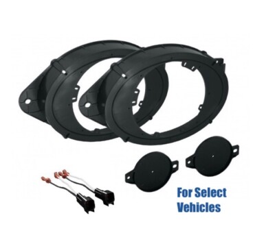 6.5''/6x9'' Door Speaker Tweeter Plates +Harness for some 2018-2022 GMC Chevrolet