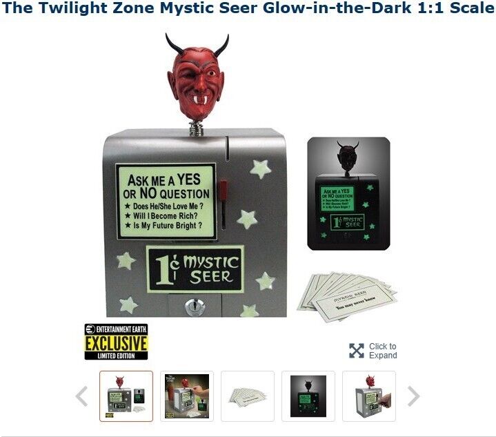 The Twilight Zone Nick Of Time Mystic Seer Glow In The Dark 1:1 Prop Replica