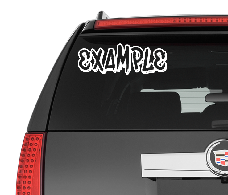 Vinyl Decal Car Truck Sticker Wall Batman Harley Quinn - Bleeding Joker