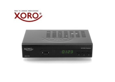 XORO HRK 7618 DVB-C HD Receiver für digitales Kabelfernsehen, HDMI, SCART, USB