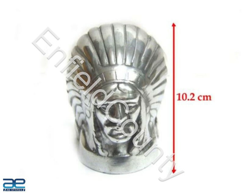 Indian Chief Head Aluminum For Front Mudguard Fender Universal Fit 