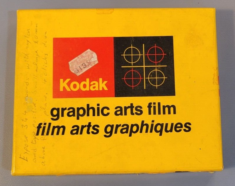 USオリジナル赤盤　Kodak HULA SHOW 1956 No.102 Kodak Kodalith Ortho Film 2556 Type 3 Graphic Arts Film