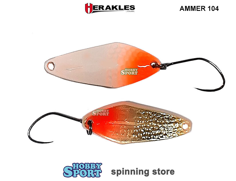 AMMER SPOON 3,5 GR COL AC104  WHITE  ARHKAMB104  HERAKLES AREA TROUT SPINNING