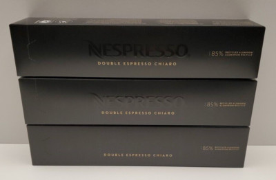 NESPRESSO Vertuo Double Espresso Chiaro Medium Roast Espresso Coffee 30 Count