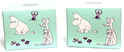 ARABIA Moomin Classic Mug 0.3L Love Blue Japan limited set of 2 2024 JAPAN NEW!